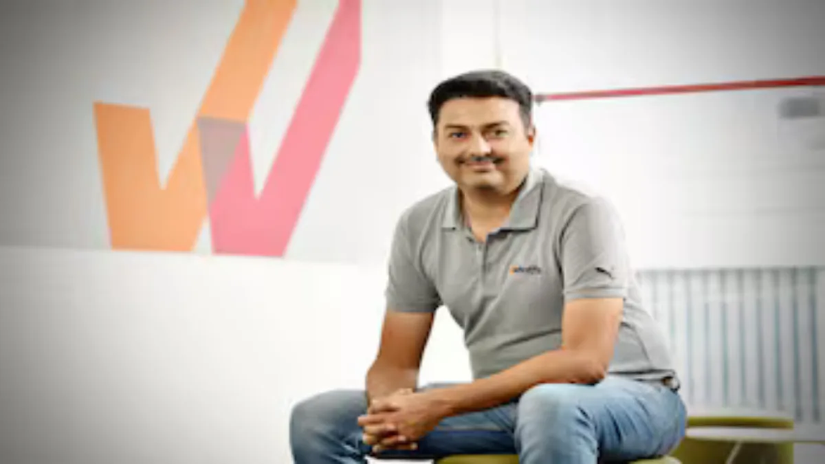 Khadim Batti, co-founder and CEO of Whatfix, looks thoughtfully into the distance.